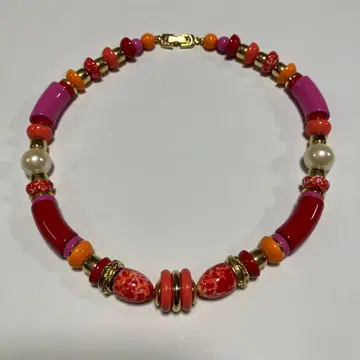 [ 레어 ] 빈티지 코스튬 목걸이 뉴욕 구매품 ( 빅 사이즈 )