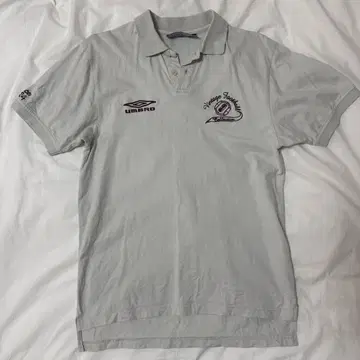 UMBRO 엄브로 피케 셔츠 자수 로고 베이지 M