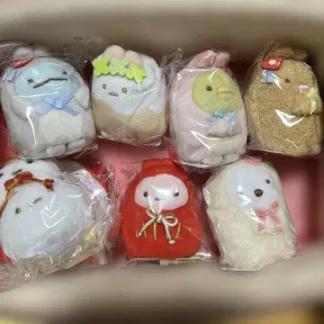 스미코구라시 토끼띠 테노리 봉제 인형 세트