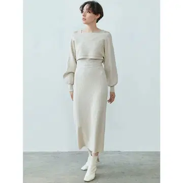 Lagunamoon 볼레로 가디건 니트 원피스