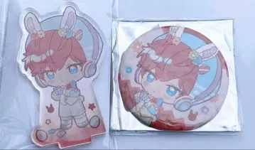 앙스타 아마기 히이로 애니메이트 카페 아크릴 스탠드 캔뱃지