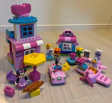 레고 듀플로 미니 데이지 비행기 빵 자동차 카페 여아 핑크