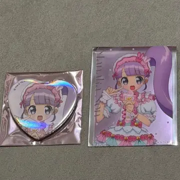 프리파라 LAFARY 콜라보 마나카 논 캔뱃지 트레이딩 카드