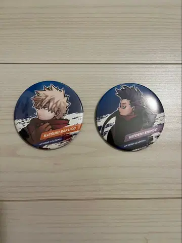 히로아카 바쿠고 카츠키 신소 히토시 십걸 캔뱃지