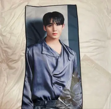 SEVENTEEN 민규 RIGHT HERE 빅 사진 타월 슬로건