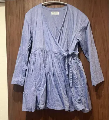 새상품급 BEAMS BOY 카슈쿨 셔츠 블루