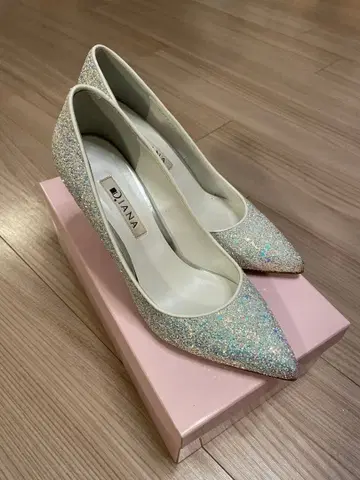 DIANA 글리터 하이힐 웨딩 신발
