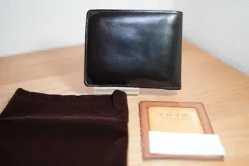 [ 결품 중 ] 쉘 코도반 접이식 지갑 젬블 보르도 와인