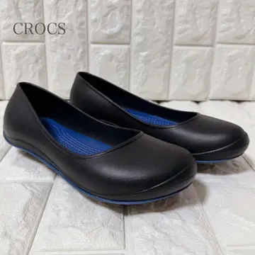컨디션 최상 CROCS W7 밸런스 신발 블랙 슬림 레그 다이어트