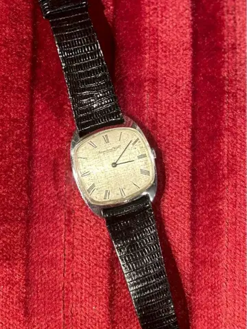 IWC 샤프하우젠 수동 와인딩 스퀘어 남성용 손목시계