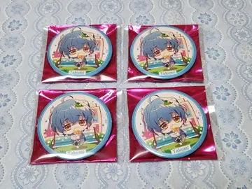 [ 4개 세트 ] 샤레마니 캔뱃지 하이데라 타쿠미 겨울의 시장