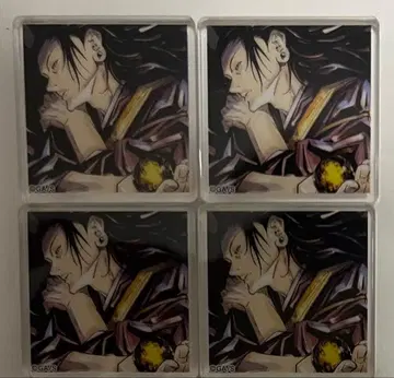 주술회전 주술회전전 센다이 아크릴 타일 게토 스구루 4개