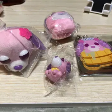 오차이누 카푸구루미 하나 가챠 봉제 인형 기다림 복조리 아크링 키링