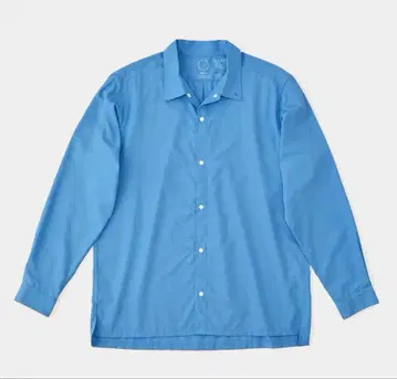 야마토미치 대나무 셔츠 M 사이즈 알래스카 블루