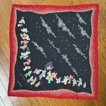 마담 키요코 실크 100% 스카프