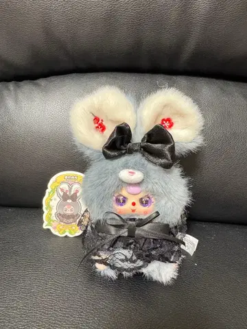 베이비 쓰리 플라워 페어리 시리즈 토끼 봉제 인형, 키링 [레어종]