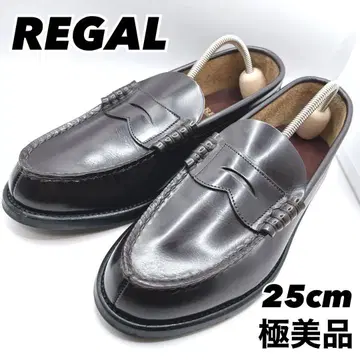 컨디션 최상 REGAL 리갈 천연 가죽 로퍼 비즈니스 슈즈 25 EE
