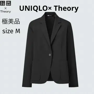 UNIQLO 유니클로 x 띠어리 감동 자켓 M 블랙 컨디션 최상 스트레치