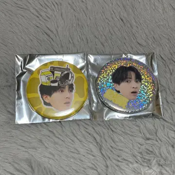 요시다 진토 들여다보는 밀크전 M!LK 랜덤 캔뱃지 오로라 홀로그램