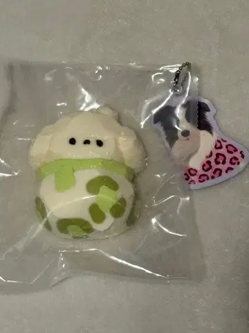 해외 스퀴즈 퐁퐁 신색 눈사람 강아지 강아지 표범 무늬