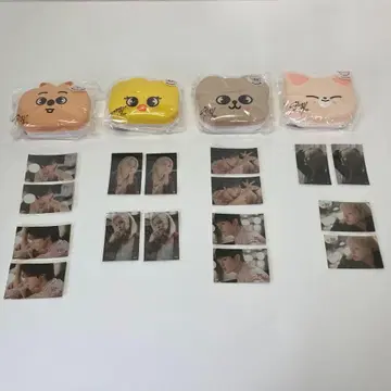 SKZOO MINI BOX 4개 세트 스티커 A B