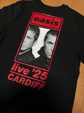 미사용 oasis live '25 티셔츠 오아시스 갤러거 맨체스터
