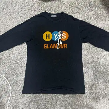 HYSTERIC 긴팔 티셔츠 L 사이즈 블랙