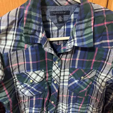 TOMMY HILFIGER 체크 무늬 셔츠 M 사이즈
