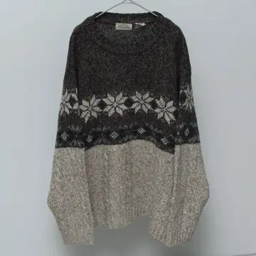 90s 세인트 존스 베이 노르딕 니트 스웨터
