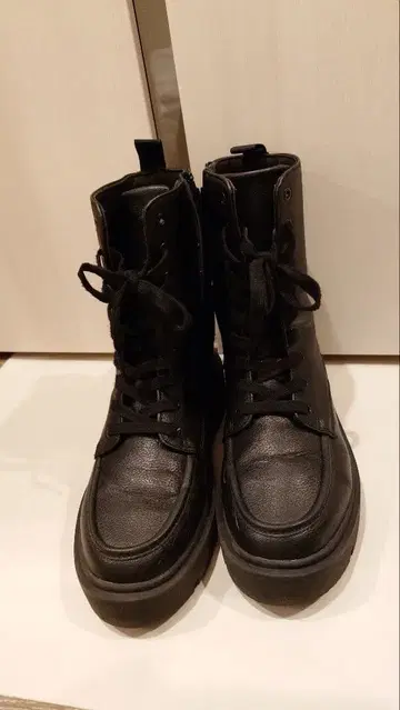 UNIQLO:C 레이스업 숏부츠 블랙 24cm