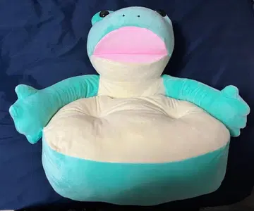 오늘만 가격 인하 개구리 앉아있는 쿠션 민트 그린 다이토 한정판