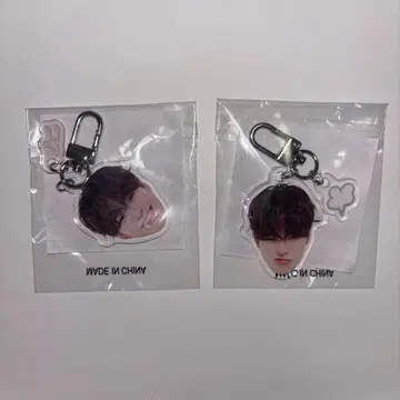 treasure 얼굴 아크릴 키링 희로애락 재혁 분노 2개 세트