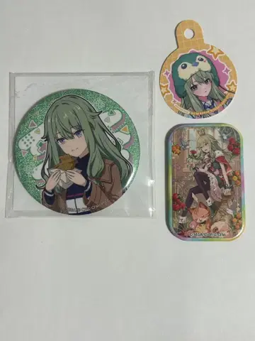 프로세카 쿠사나기 네네 캔뱃지 스퀘어 스트로우 택 멜로파레 하피콜레