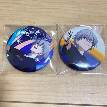 EVANGELION:30+ 에바페스 캔뱃지 카오루 2종 세트