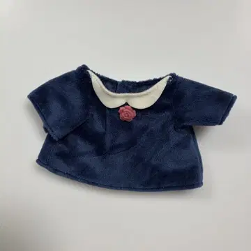 플라워 미피 복슬복슬 봉제 인형 옷 갈아입기 의류 로즈 네이비