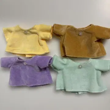 플라워 미피 뽀송뽀송 봉제 인형용 옷 갈아입기 의류