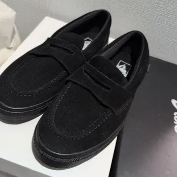 미사용 VANS 로퍼 블랙 27cm