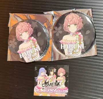 이쿠타 하루키 세이세키 40th 기념일 캔뱃지 2개 + 코스메틱 스티커