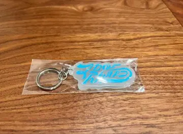 마카로니 연필 베이스볼 스타일 로고 아크릴 키링