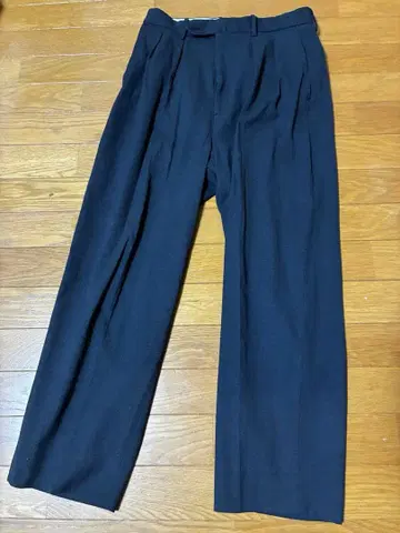 봄/여름용 [새상품급] 스티븐 앨런 와이드 슬랙스 블랙 S