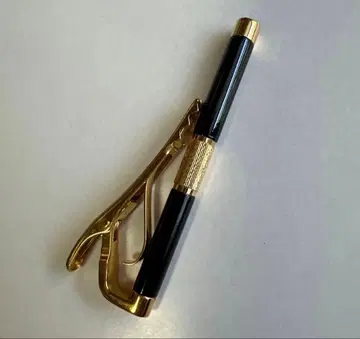 던힐 dunhill 넥타이핀 블랙 골드