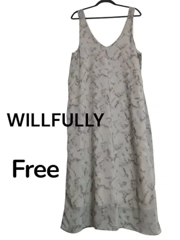 WILLFULLY 살로펫 롱 원피스 Free 봄 여름 얇은 소재