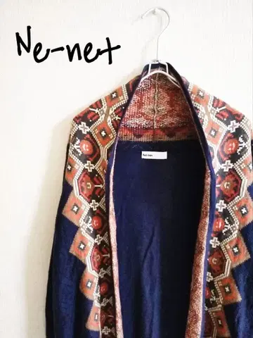D221458 Ne-net 린넨 혼방 가디건