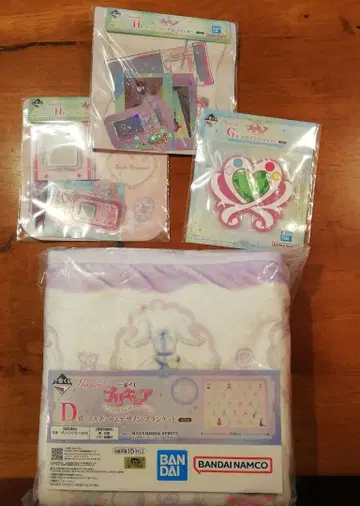 제일복권 프리큐어 담요 코스터 지퍼백