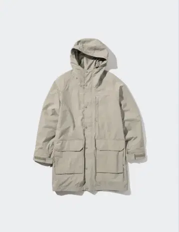유니클로 윈드프루프 후디드 코트