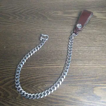 [인셉션] INCEPTION 지갑 체인 가죽 브라운