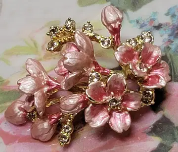 새상품 반돔 부티크 브로치 사쿠라 벚꽃 사쿠라