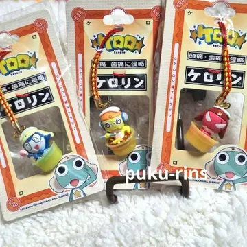 [ 개구리 중사 케로로 ] 케로린 스트랩 통 스트랩 두통 치통 침략 세트