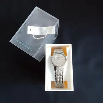 SKAGEN 실버 쿼츠 손목시계