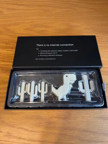 Google 공식 공룡 게임 Chrome Dinosaur 피규어